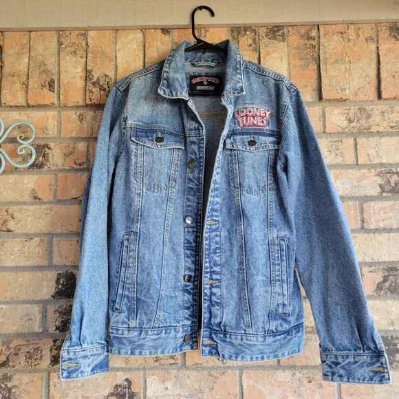 Members Only Looney Tune Denim Jacket - Picture 2 of 4